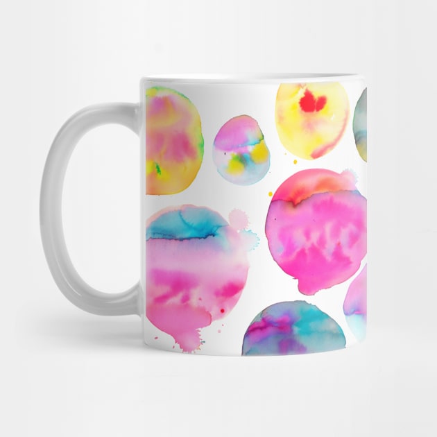 Big Watercolor Dots by ninoladesign